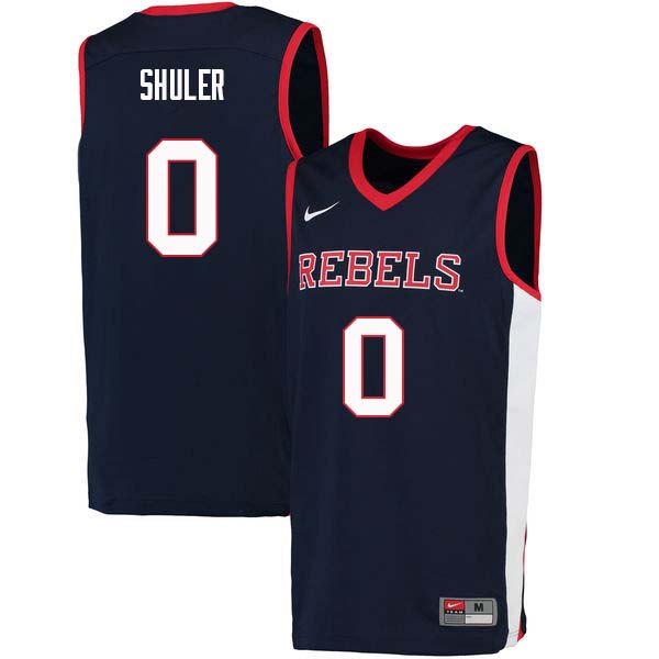Devontae Shuler Ole Miss Rebels NCAA Men's Navy #0 Stitched Limited College Football Jersey CXW3558AP